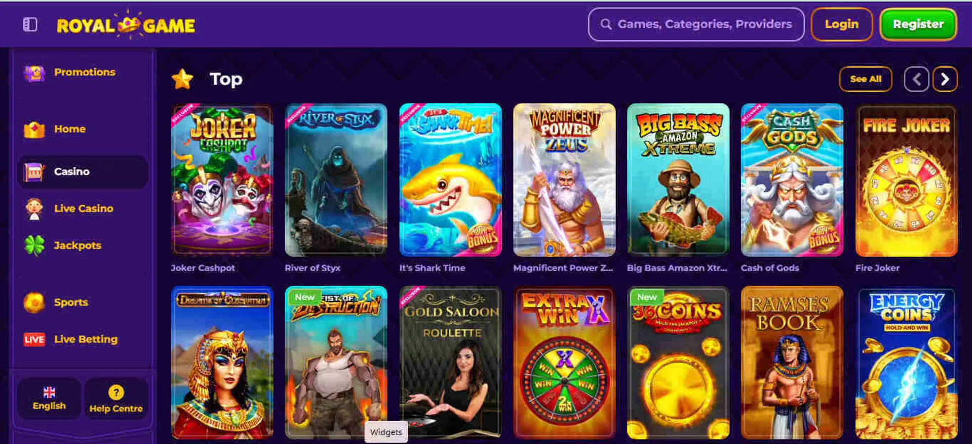 Tiger gaming